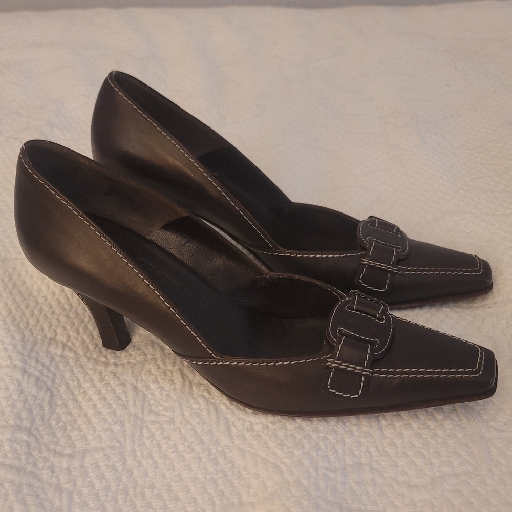 Salvatore Ferragamo Brown Heels